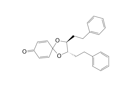(2S,3S)-2,3-Diphenethyl-1,4-dioxaspiro[4,5]dec-6,9-dien-8-one