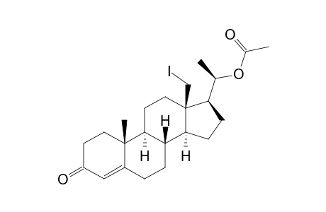 (20R)-20-Acetoxy-18-iodopregn-4-en-3-one