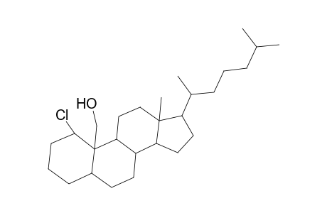 5.alpha.-Cholestan-19-ol, 1.beta.-chloro-