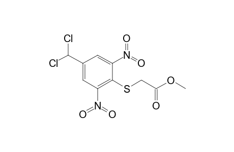 Methyl (4-dichloromethyl-2,6-dinitrophenylsulfanyl)acetate