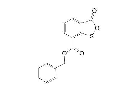 Benzyl-3-oxo-3H-2,1-benzoxathiol-7-carboxylic acid ester