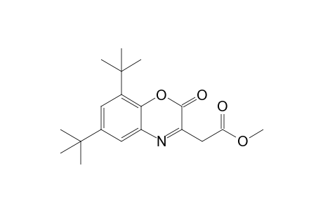 2-(6,8-ditert-butyl-2-keto-1,4-benzoxazin-3-yl)acetic acid methyl ester