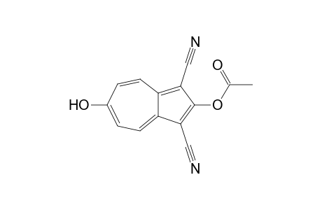 2-Acetoxy-6-hydroxy-1,3-dicyanoazulene