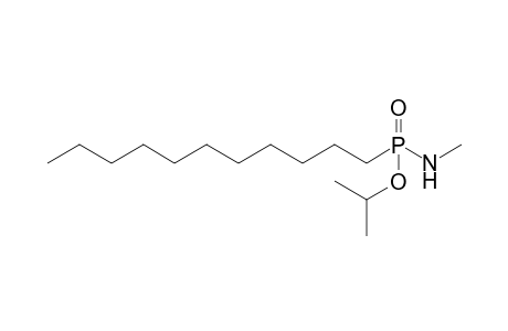 Isopropyl N-methyl-P-undecylphosphonamidate