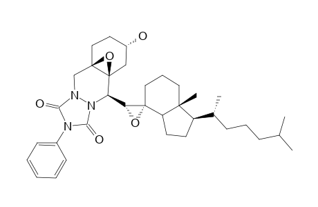 (5S,10R-6R-7R,8R)-4-N-PHENYL-TRIAZOLINE-3,5-DIONE-ADDUKT-OF-VITAMIN-D3-BISOXIRANE