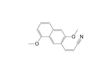 2-Propenenitrile, 3-(3,8-dimethoxy-2-naphthalenyl)-, (Z)-