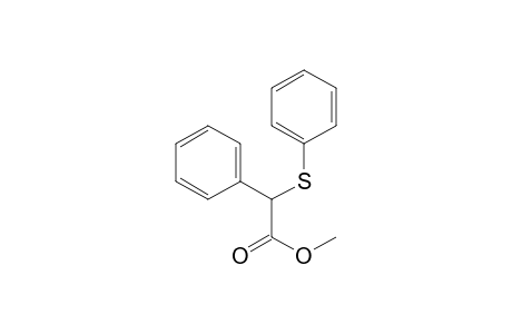 2-phenyl-2-(phenylthio)acetic acid methyl ester