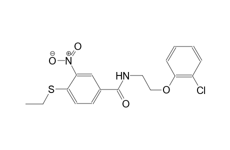 benzamide, N-[2-(2-chlorophenoxy)ethyl]-4-(ethylthio)-3-nitro-