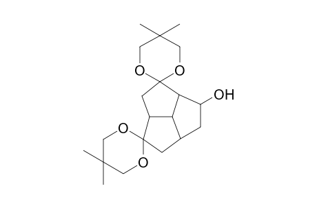 Dispiro[1,3-dioxane-2,1'(3'H)-cyclopenta[cd]pentalene-3',2''-[1,3]dioxan]-5'-ol, octahydro-5,5,5'',5''-tetramethyl-, (2'a.alpha.,4'a.alpha.,5'.alpha.,6'a.alpha.,6'b.alpha.)-