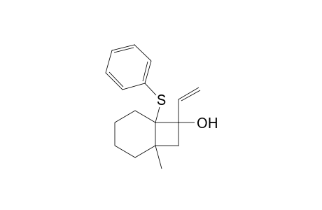 1-Methyl-6-(phenylthio)-7-vinylbicyclo[4.2.0]octan-7-ol