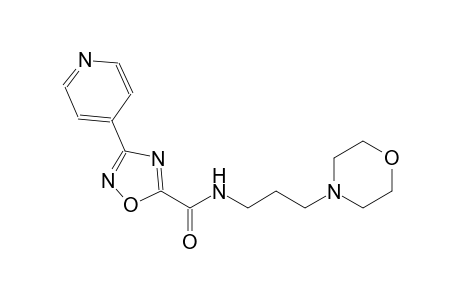 1,2,4-oxadiazole-5-carboxamide, N-[3-(4-morpholinyl)propyl]-3-(4-pyridinyl)-