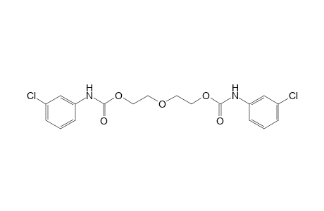 Carbamic acid, (3-chlorophenyl)-, oxydi-2,1-ethanediyl ester