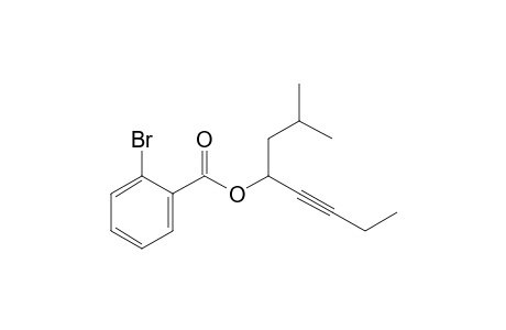 2-Bromobenzoic acid, 2-methyloct-5-yn-4-yl ester