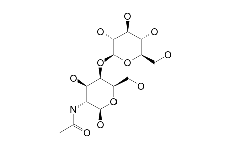 BETA-D-GALACTOPYRANOSYL-(1->4)-2-ACETAMIDO-2-DEOXY-BETA-D-GLUCOSE