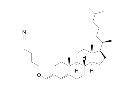Acetonitrile, [(3Z)-cholest-4-en-3-ylidene](1,1-dimethylethoxy)-
