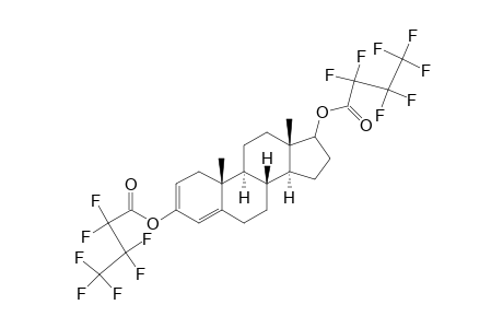 3,17-bis(heptafluorobutyryloxy)-androst-2,4-diene
