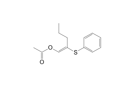 1-Penten-1-ol, 2-(phenylthio)-, acetate, (E)-