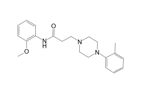 N-(2-methoxyphenyl)-3-[4-(2-methylphenyl)-1-piperazinyl]propanamide