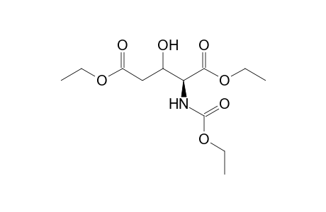diethyl (2S)-2-(ethoxycarbonylamino)-3-hydroxy-pentanedioate