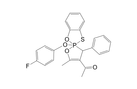 4'-ACETYL-R-P-(PARA-FLUOROMETHYL)-5'-METHYL-T-3'-PHENYL-1,3,2-BENZOXATHIAPHOSPHOLE-DELTA(4)-1'2'-OXAPHOSPHOLENE