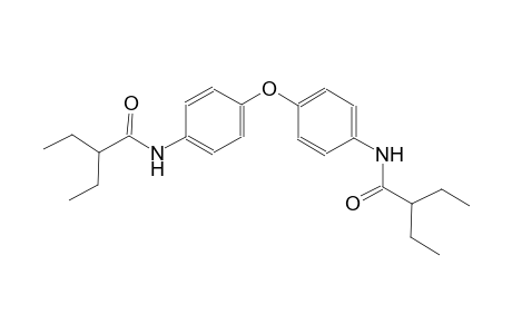 2-ethyl-N-(4-{4-[(2-ethylbutanoyl)amino]phenoxy}phenyl)butanamide