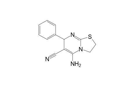 7-Phenyl-5-aminothiazolidino[3,2-a]pyrimidine-6-carbonitrile