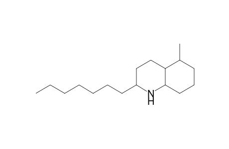 2-Heptyl-5-methyl-decahydroquinoline