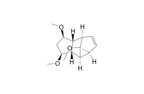 3H-Cyclopenta[a]cyclopropa[cd]pentalene, 2a,2b,2c,4,5,5a,5b,5c-octahydro-3,5,5c-trimethoxy-, (2a.alpha.,2b.alpha.,2c.beta.,3.beta., 5.beta.,5a.beta.,5b.alpha.,5c.alpha.)-
