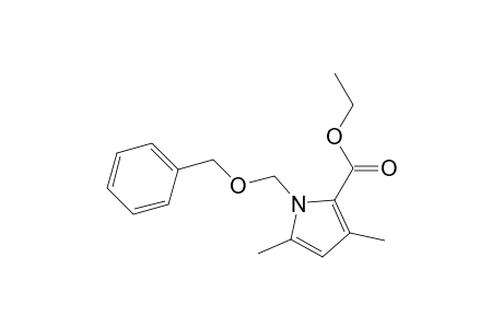 1H-Pyrrole-2-carboxylic acid, 3,5-dimethyl-1-[(phenylmethoxy)methyl]-, ethyl ester
