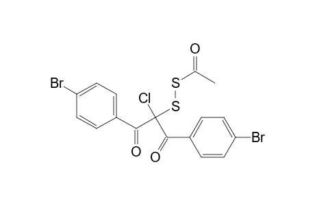 S-[1,3-bis(4-bromophenyl)-2-chloranyl-1,3-bis(oxidanylidene)propan-2-yl]sulfanyl ethanethioate