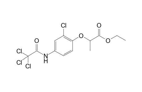 Ethyl 2-{2-chloro-4-[(trichloroacetyl)amino]phenoxy}propanoate