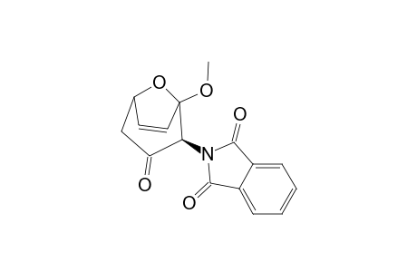 1-Methoxy-2.alpha.-phthalimido-8-oxabicyclo[3.2.1]oct-6-en-3-one