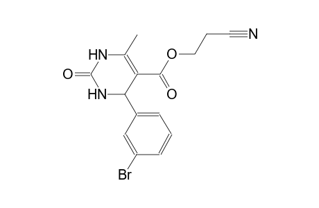 2-cyanoethyl 4-(3-bromophenyl)-6-methyl-2-oxo-1,2,3,4-tetrahydro-5-pyrimidinecarboxylate