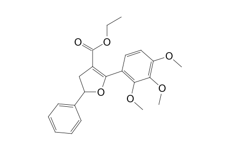 Ethyl 4,5-dihydro-5-phenyl-2-(5,6,4-trimethoxyphenyl)-3-furancarboxylate