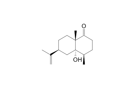 Octahydro-4a.alpha.-hydroxy-4.beta.,8a.beta.-dimethyl-6.beta.-(1-methylethenyl)-1(2H)-naphthalenone