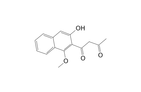 1,3-Butanedione, 1-(3-hydroxy-1-methoxy-2-naphthalenyl)-