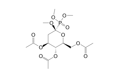 METHYL-3,4,6-TRI-O-ACETYL-2-DEOXY-1-DIMETHOXYPHOSPHORYL-BETA-D-ARABINO-HEXOPYRANOSE