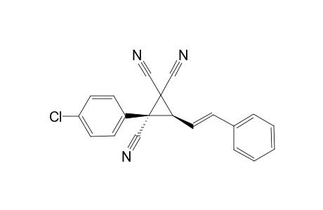 (2R,3S)-2-(4-Chlorophenyl)-3-[(E)-styryl]cyclopropane-1,1,2-tricarbonitrile