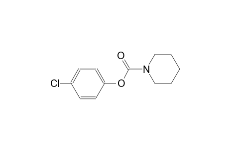 1-piperidinecarboxylic acid, 4-chlorophenyl ester