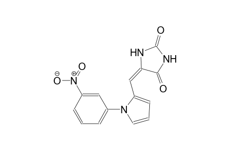 (5E)-5-{[1-(3-nitrophenyl)-1H-pyrrol-2-yl]methylene}-2,4-imidazolidinedione