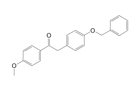 1-(4-Methoxyphenyl)-2-(4-phenylmethoxyphenyl)ethanone