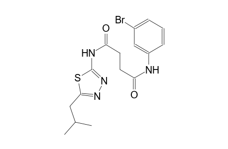 N~1~-(3-bromophenyl)-N~4~-(5-isobutyl-1,3,4-thiadiazol-2-yl)succinamide