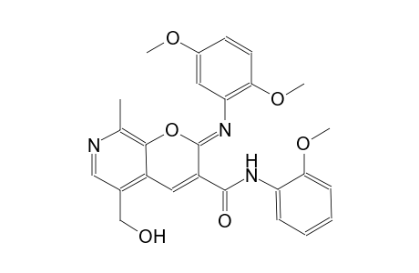 2H-pyrano[2,3-c]pyridine-3-carboxamide, 2-[(2,5-dimethoxyphenyl)imino]-5-(hydroxymethyl)-N-(2-methoxyphenyl)-8-methyl-, (2Z)-