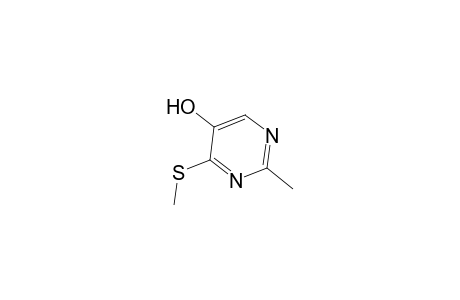 5-Pyrimidinol, 2-methyl-4-(methylthio)-