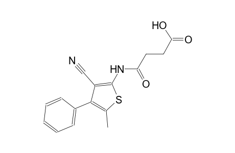4-[(3-cyano-5-methyl-4-phenyl-2-thienyl)amino]-4-oxobutanoic acid