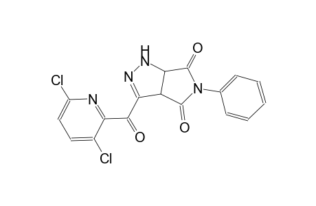 pyrrolo[3,4-c]pyrazole-4,6(1H,5H)-dione, 3-[(3,6-dichloro-2-pyridinyl)carbonyl]-3a,6a-dihydro-5-phenyl-