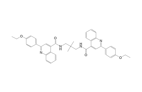 2-(4-ethoxyphenyl)-N-[3-({[2-(4-ethoxyphenyl)-4-quinolinyl]carbonyl}amino)-2,2-dimethylpropyl]-4-quinolinecarboxamide