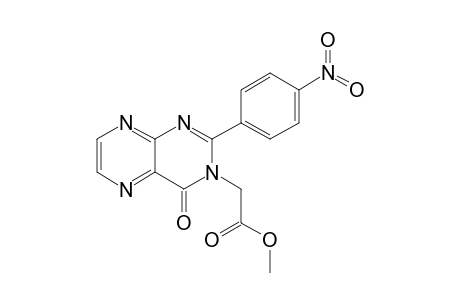 3-(Methoxycarbonylmethyl)-2-(4-nitrophenyl)-4(3H)-pteridinone
