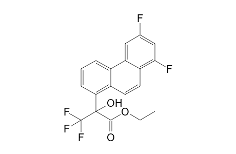 2-(6,8-difluoro-1-phenanthrenyl)-3,3,3-trifluoro-2-hydroxypropanoic acid ethyl ester