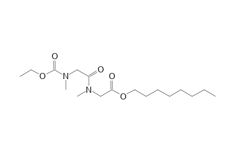 Sarcosylsarcosine, N-ethoxycarbonyl-, octyl ester